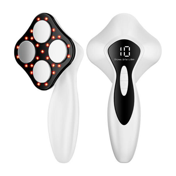 Massaggiatore Anticellulite Professionale – Dispositivo Elettrico per Gambe, Braccia e Addome con Luce LED Rossa