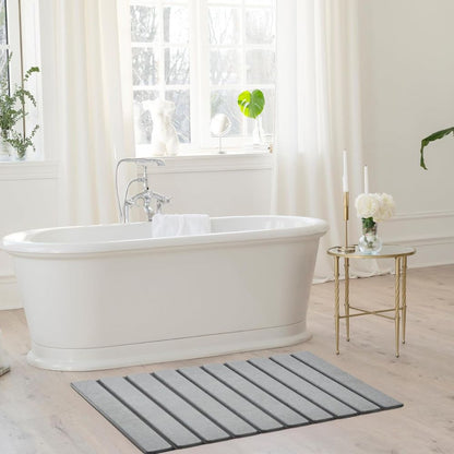 WellPro™ Foldable Stone Bath Mat – Quick-Dry Diatomaceous Earth Non-Slip Mat for Bathroom