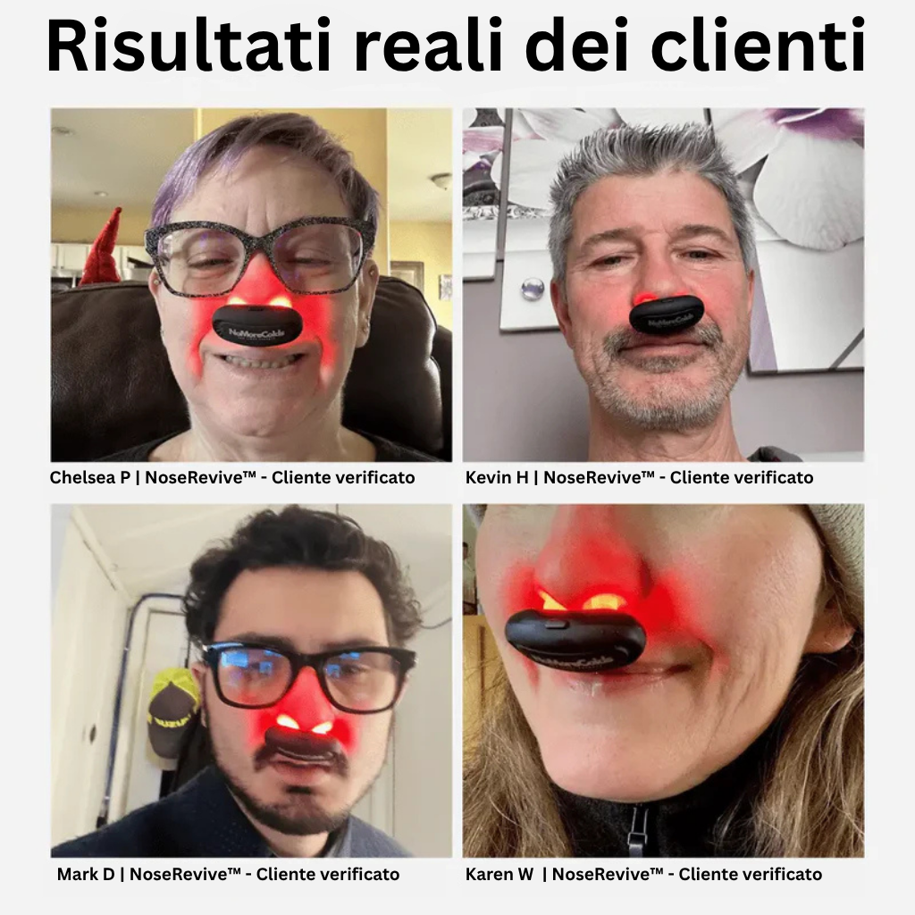 Redlightco Dispositivo Nasale a LED – Terapia della Luce per il Benessere Quotidiano